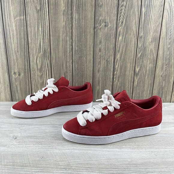 Puma Suede Classic Tones Lace Up  Mens Red Sneakers Casual Shoes 38955002 Sz: 9 - Picture 8 of 16